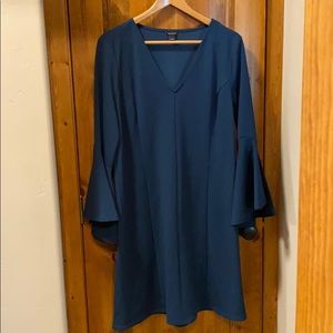 Ann Taylor bell sleeve shift dress